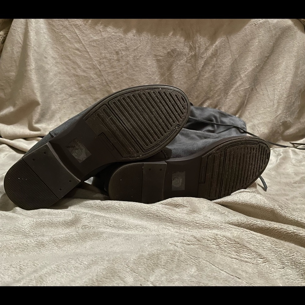 Over The Knee Boots With Tie